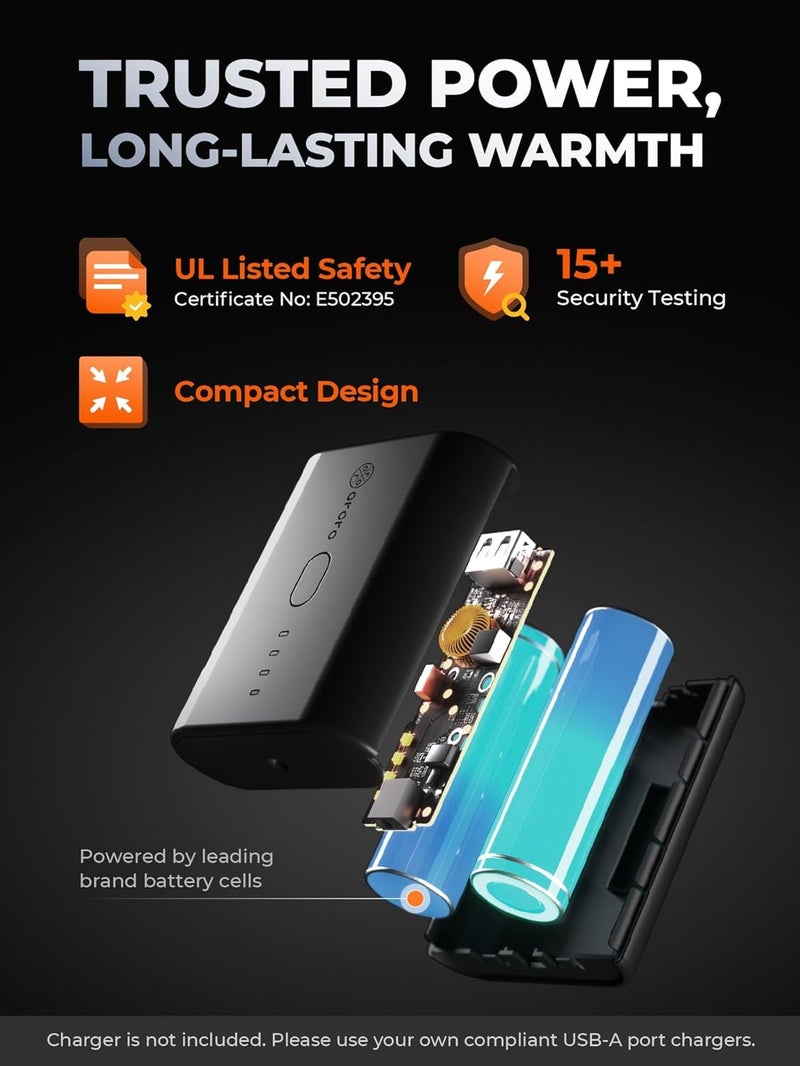 ORORO Women's Lightweight Heated Liner Vest with USB-C Rechargeable Battery, Heated Fleece Vest - Image 3